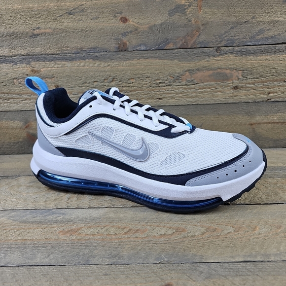 Nike Air Max AP Men's Shoes Sneakers White/ Wolf Grey- Obsidian - Picture 2 of 12